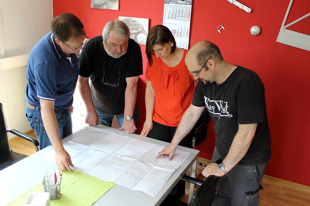 Teambesprechung bei JOST